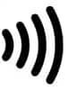 Contactless logo